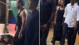 Salman Khan sports a black lungi during shoot in Mumbai