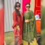 Javeria Abbasi and Anzela Abbasi look stunning at at recent wedding