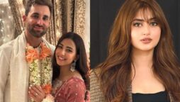 Sajal Aly sends best wishes to Ushna Shah on her engagement