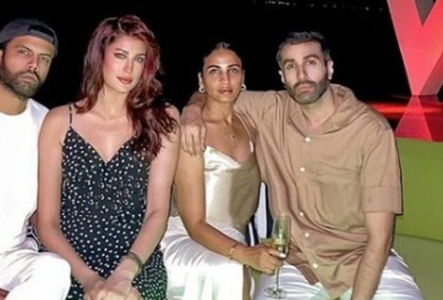Azfar Rehman and Mehwish Hayat celebrate 10 years of friendship