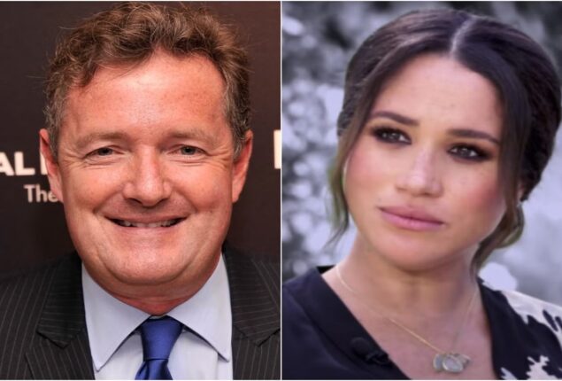 Piers Morgan calls out Meghan Markle for using fake photo