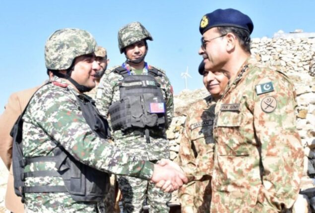 Army Chief Asim Munir visits forward troops in Tirah Valley