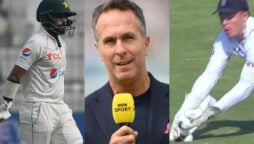 Saud Shakeel Catch: Michael Vaughan also objected third umpire’s decision