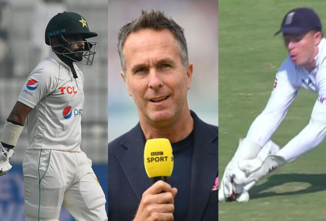 Saud Shakeel Catch: Michael Vaughan also objected third umpire’s decision