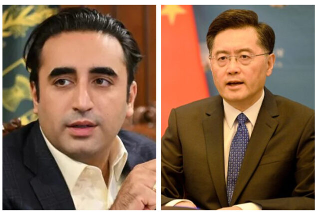 Bilawal discusses bilateral relations with new Chinese FM