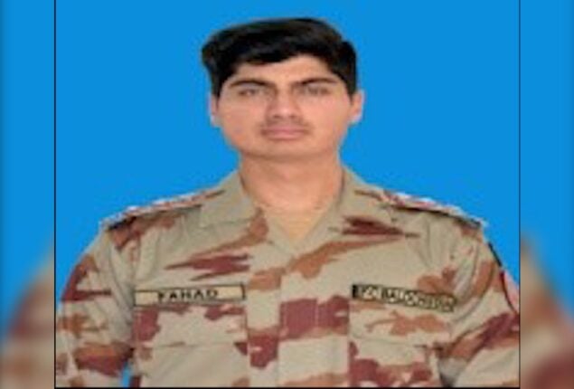 Funeral prayer of Capt Fahad offered at Army Graveyard Rawalpindi