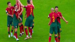 Portugal advances to the round of eight at the World Cup after thrashing Switzerland.