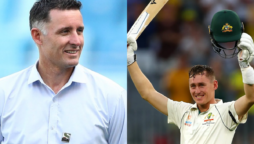 Mike Hussey Marnus Labuschagne