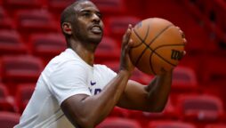 Chris Paul plays in Boston Celtics blowout after 14-game layoff