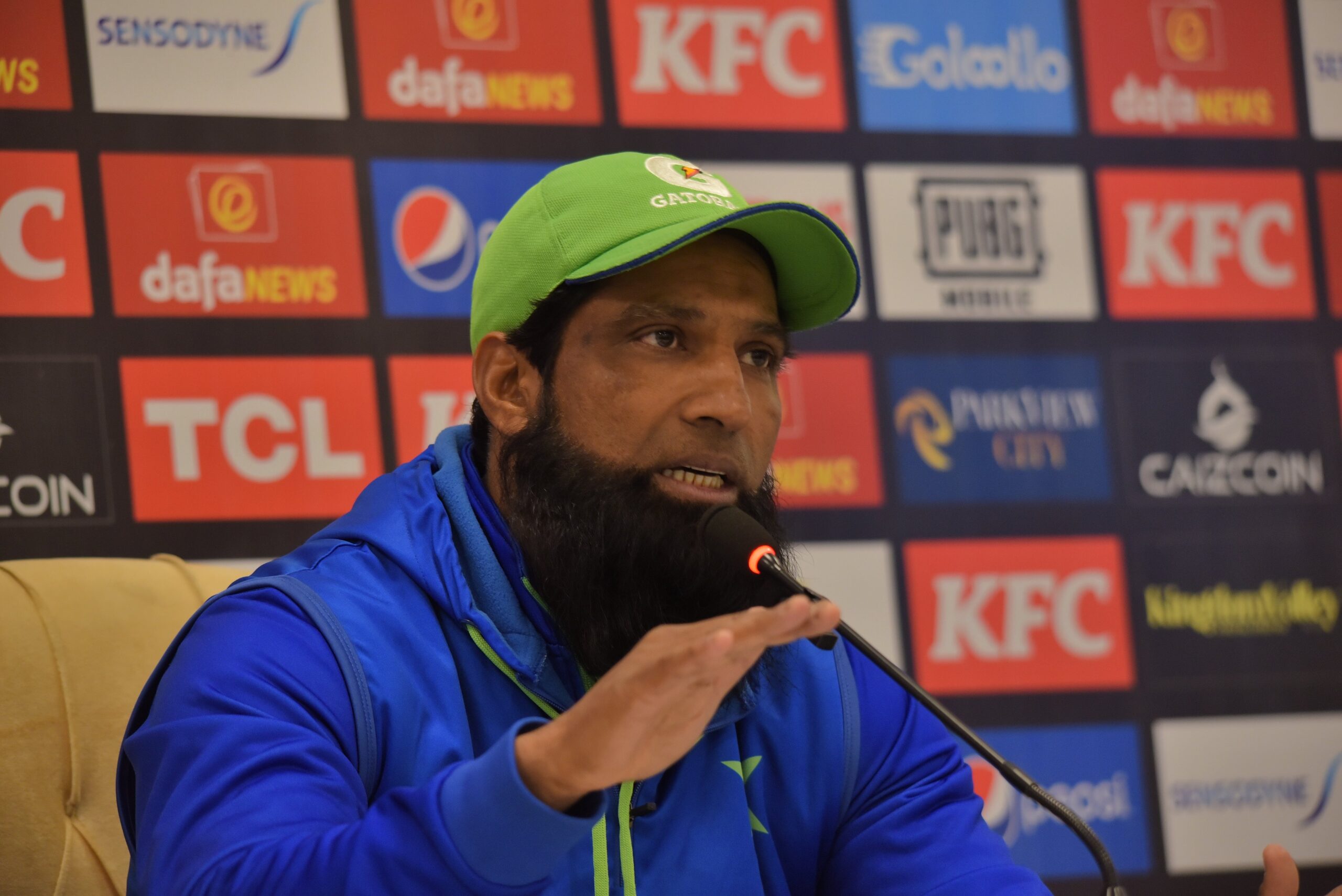 Pakistan batting coach Muhammad Yusuf press conference