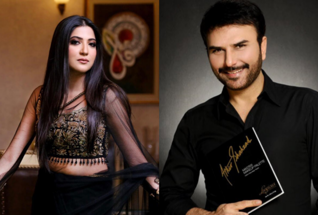 Aymen Saleem posts video of Ather Shahzad working on her hair