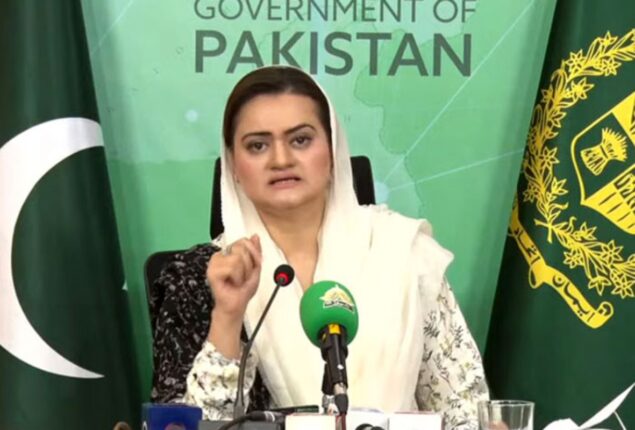 Marriyum Aurangzeb says PTI chief trying to destabilise economy