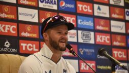 Ben Duckett held a press conference at the end of the first day.