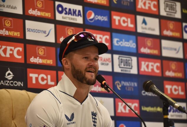 Ben Duckett held press conference at the end of the first day