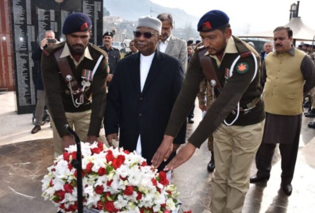 OIC secretary-general visits AJK, pays tribute to Kashmir martyrs