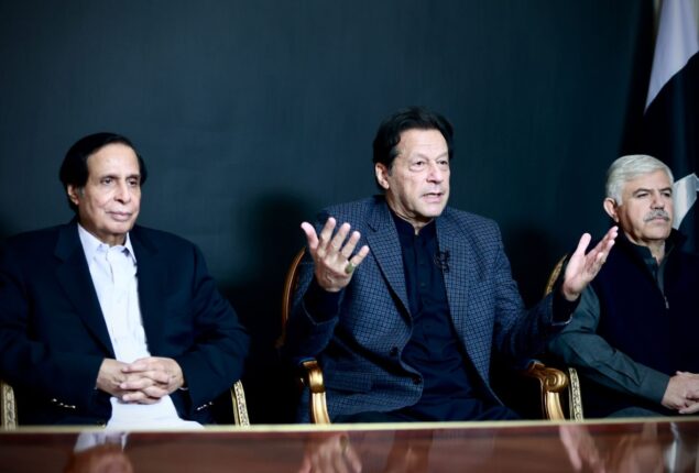 Parvez Elahi says will move forward with Imran Khan