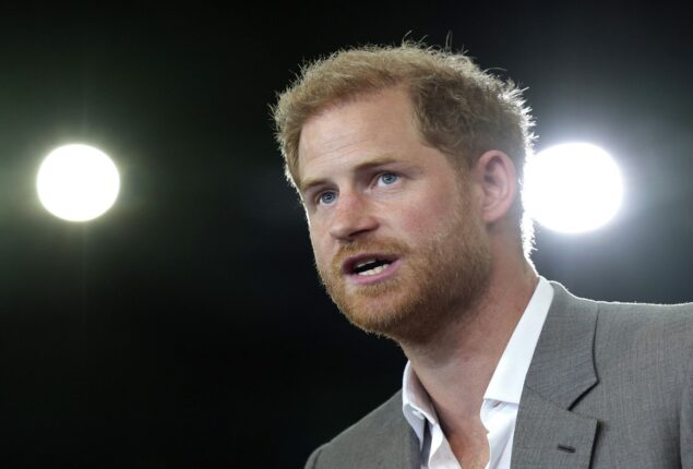 Prince Harry suits up for interview to promote his memoir ‘Spare’