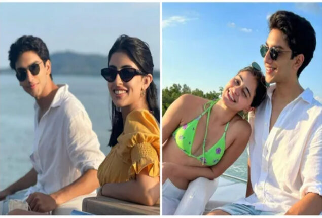 Ananya Panday, Navya poses with Vedang Raina in throwback pics