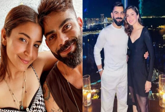 Anushka Sharma steps out in little black dress with Kohli in Dubai