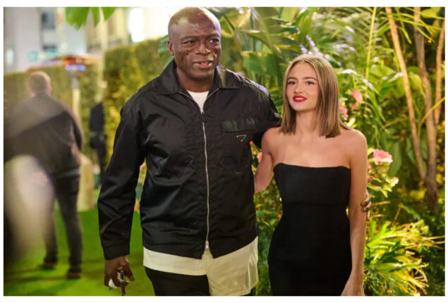 Heidi Klum’s daughter Leni walks red carpet with dad Seal