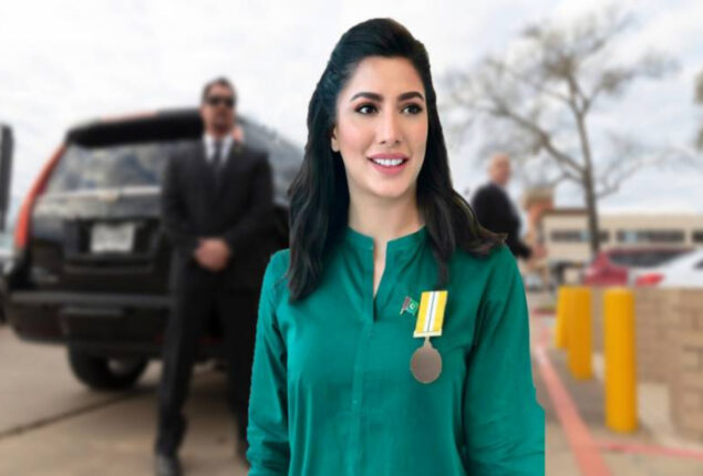 Did Mehwish Hayat hire private bodyguards for her security?