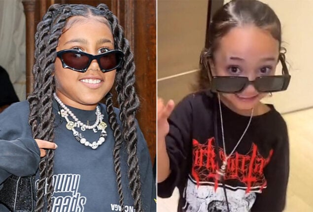 North West transforms her younger sister Chicago on TikTok