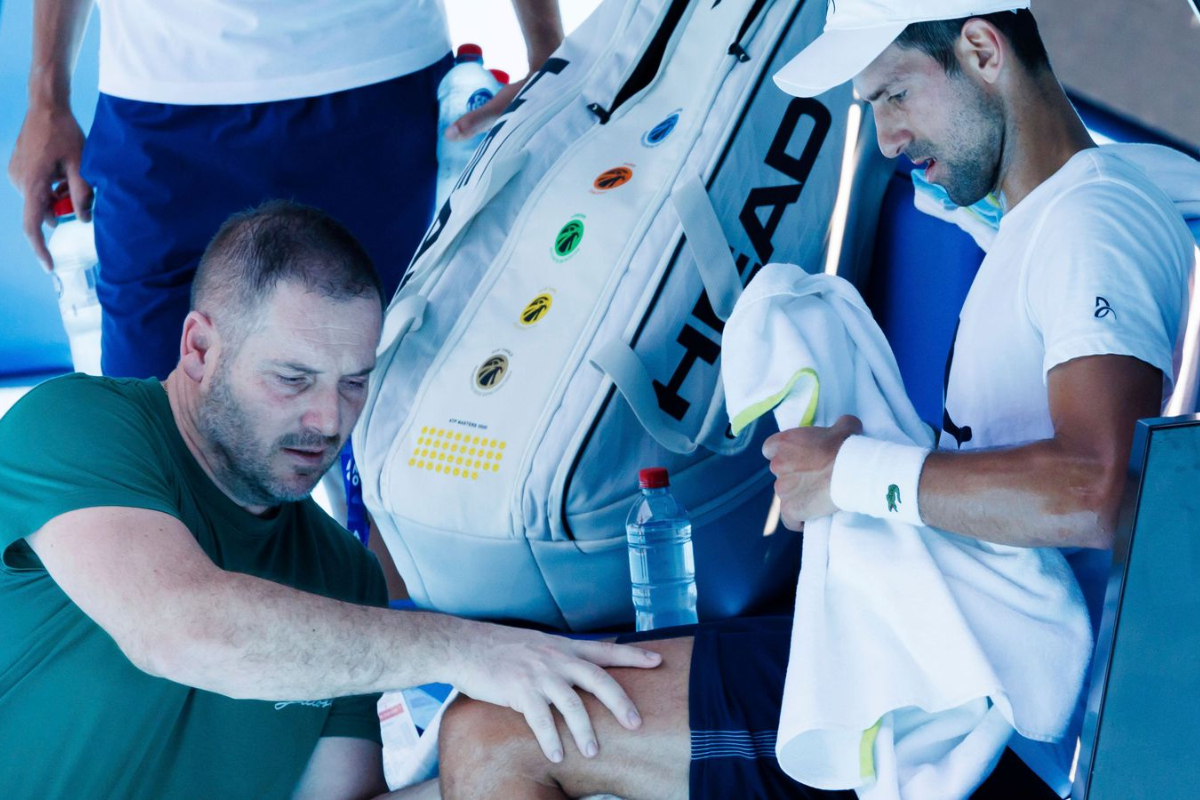 Novak Djokovic injury