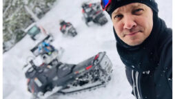 Jeremy Renner airlifted to hospital after snowplow ran over his leg