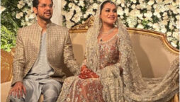 Ali Gul Pir and Azeemah Nakhoda both shine in their barat dresses