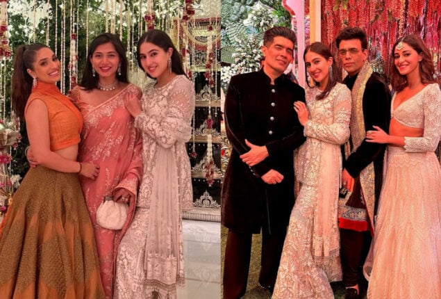 Sara Ali Khan wore white outfit to the Anant Ambani’s engagement