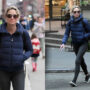 Amy Robach seen exiting T.J. Holmes’ apartment