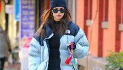 Emily Ratajkowski & other celebs can’t stop donning North Face jacket