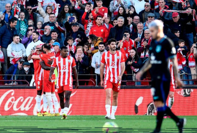 Atletico Madrid held to 1-1 draw by Almeria in La Liga