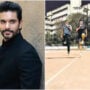 Angad Bedi is getting ready for a 400-meter sprinting race