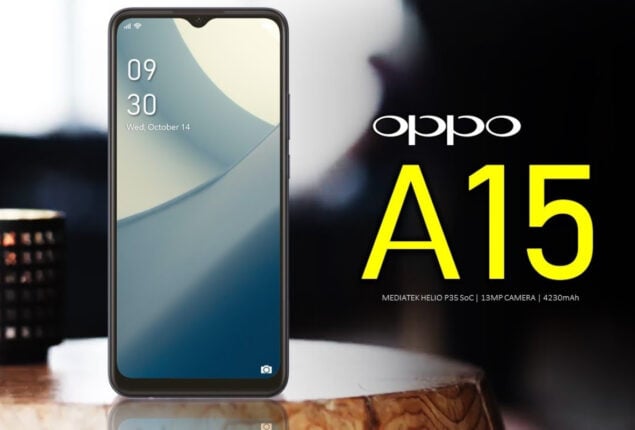 Oppo A15 price in Pakistan & Features