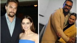 Jason Momoa, Emilia Clarke reunite at Sundance Film Festival