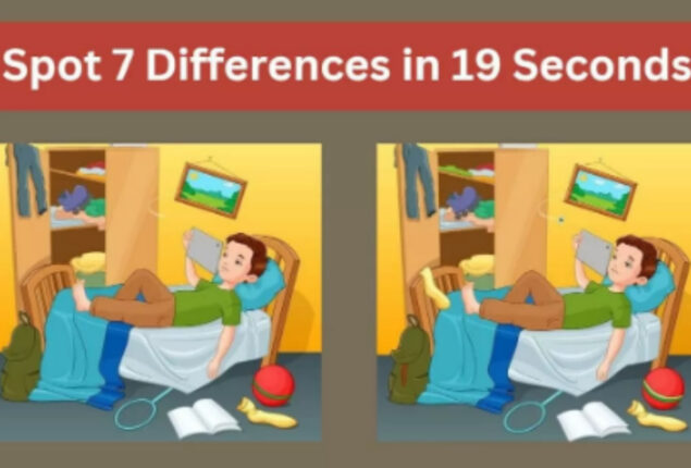 Can you spot seven differences in 19 seconds?