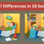 Can you spot seven differences in 19 seconds?