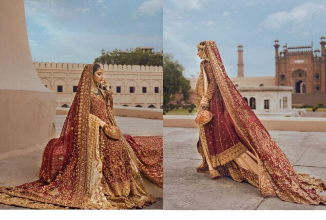 Saboor Aly looks beautiful & stylish in bridal photoshoot