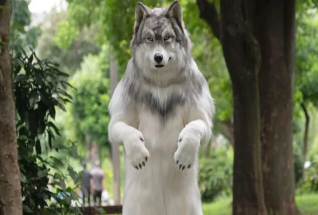 A Japanese man pays Rs. 18 lakh to resemble a wolf
