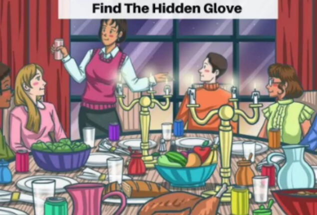 Brain Teaser: Find the glove at the dinner party in 7 seconds