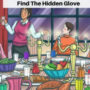 Brain Teaser: Find the glove at the dinner party in 7 seconds