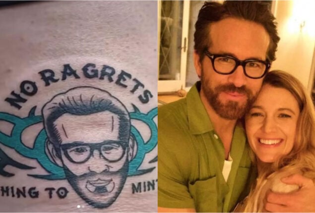 Ryan Reynold’s face would look good as a thigh tattoo on Blake Lively