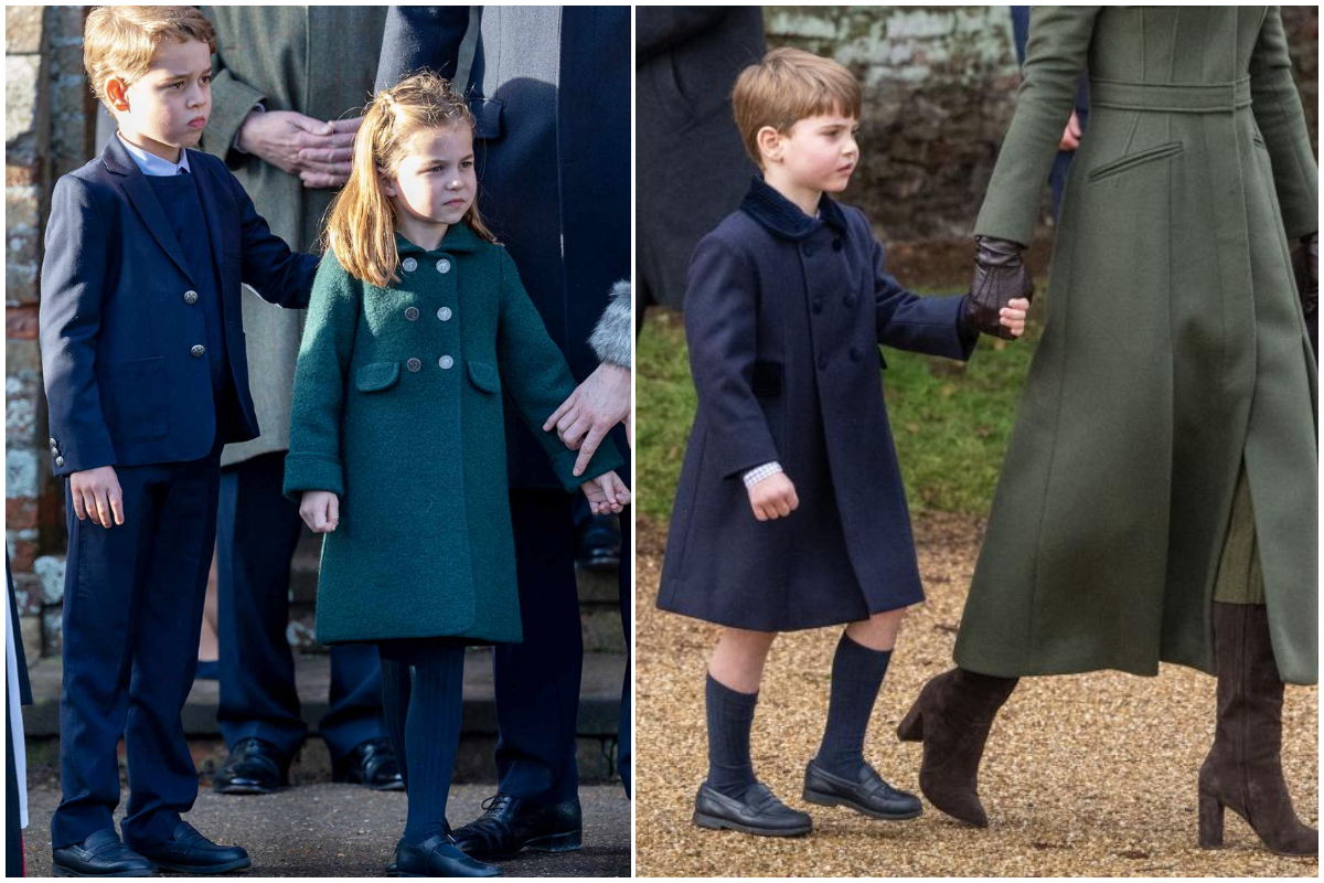 Prince Louis dressed