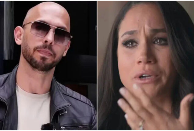 Andrew Tate attacked Meghan Markle before his arrest