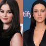 Selena Gomez and Nicola Peltz Match in metallic Valentino dresses and display tattoos