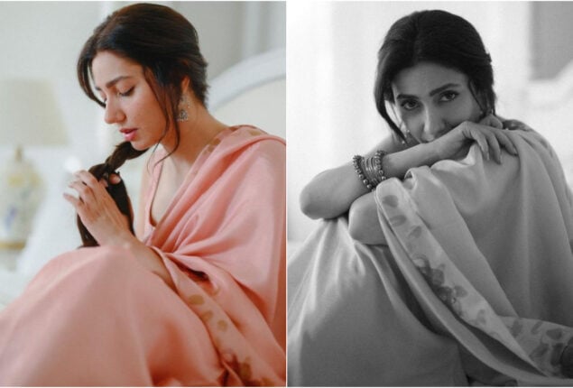 Mahira Khan sets temperature on fire in new saree images
