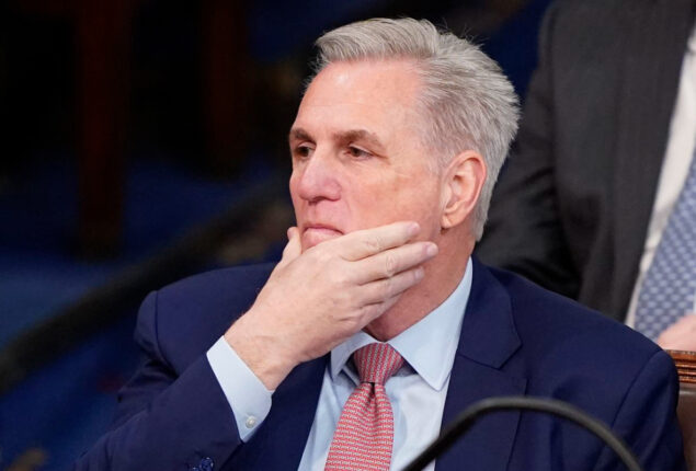 Kevin McCarthy nominated for speaker in 5th round of voting