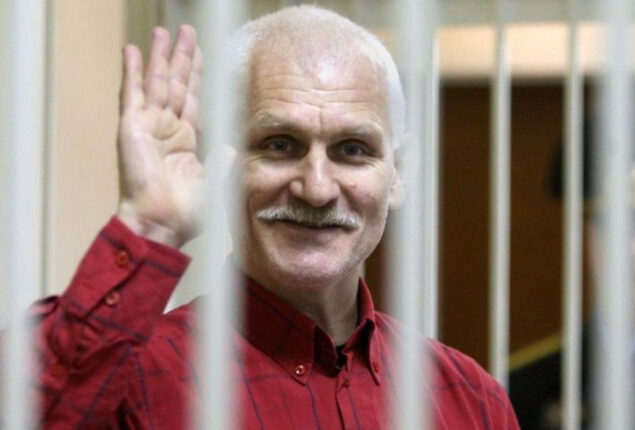 Nobel Prize-winning activist stands trial in Belarus