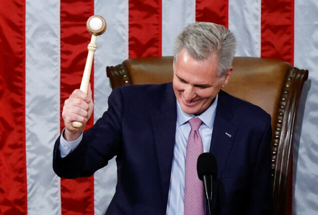 US House elects Kevin McCarthy as House speaker